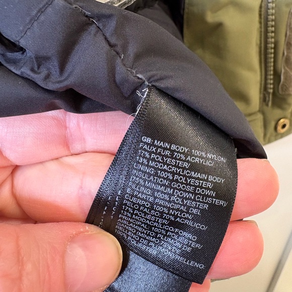 The North Face Boys McMurdo Parka 550 Down Olive Green - XXS (5) - Picture 6 of 12